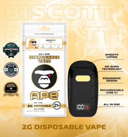 Biscotti THCa Disposable 2g APE