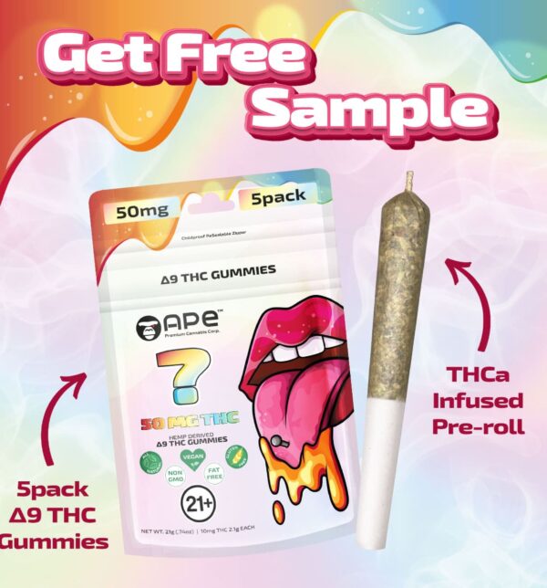Sample pack - Get Free Gummies + lnfuensed Pre-Roll