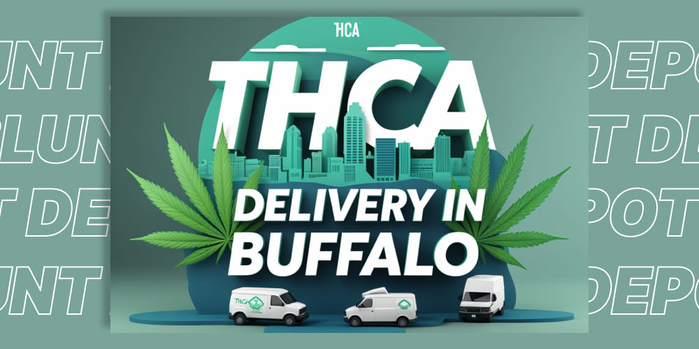 THCA concentrate products ready for delivery in Buffalo