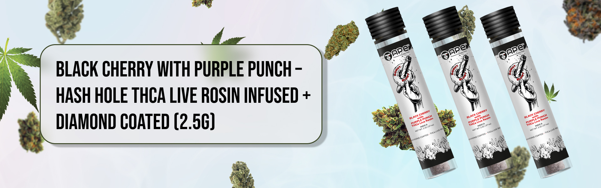 Black Cherry with Purple Punch – Hash Hole THCa