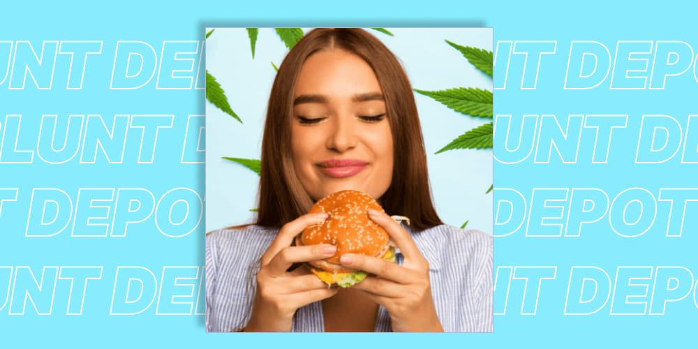 Individual tasting a THCA-infused edible to improve appetite.
