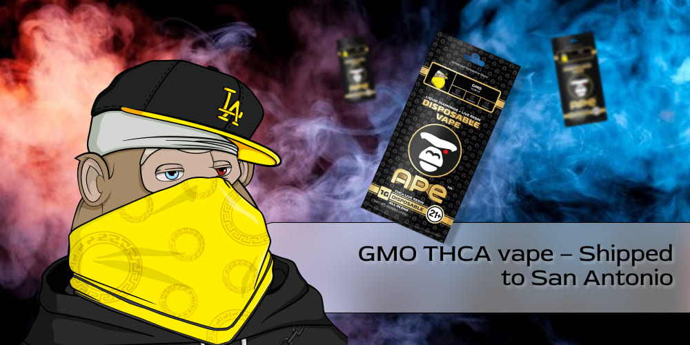 GMO THCA vape – Shipped to San Antonio
