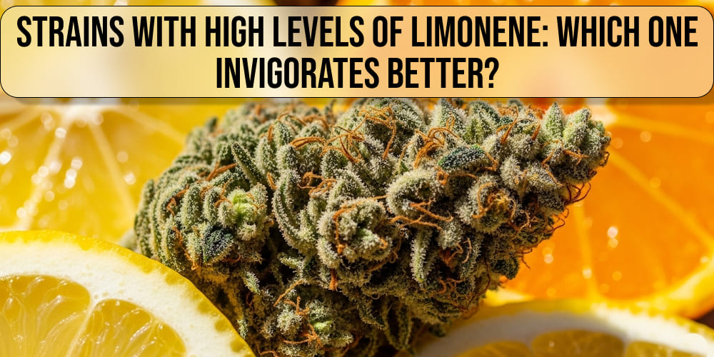 Strains with high levels of limonene