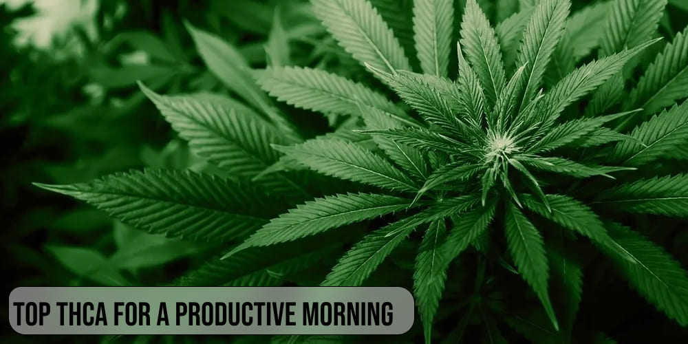 Top THCA for a productive morning