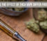 How does the effect of THCA vape differ from THC vape