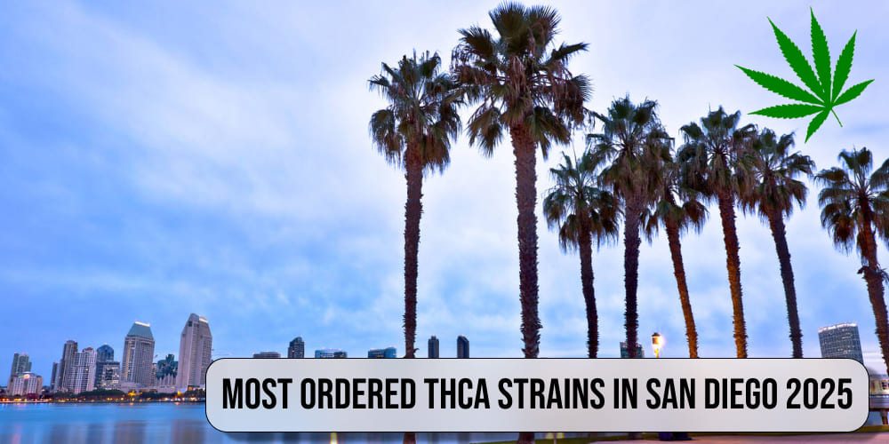 Most ordered THCA Strains in San Diego 2025
