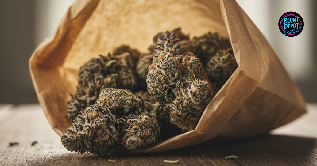 THCA delivery in Lake Jackson illustrated cannabis bud and products