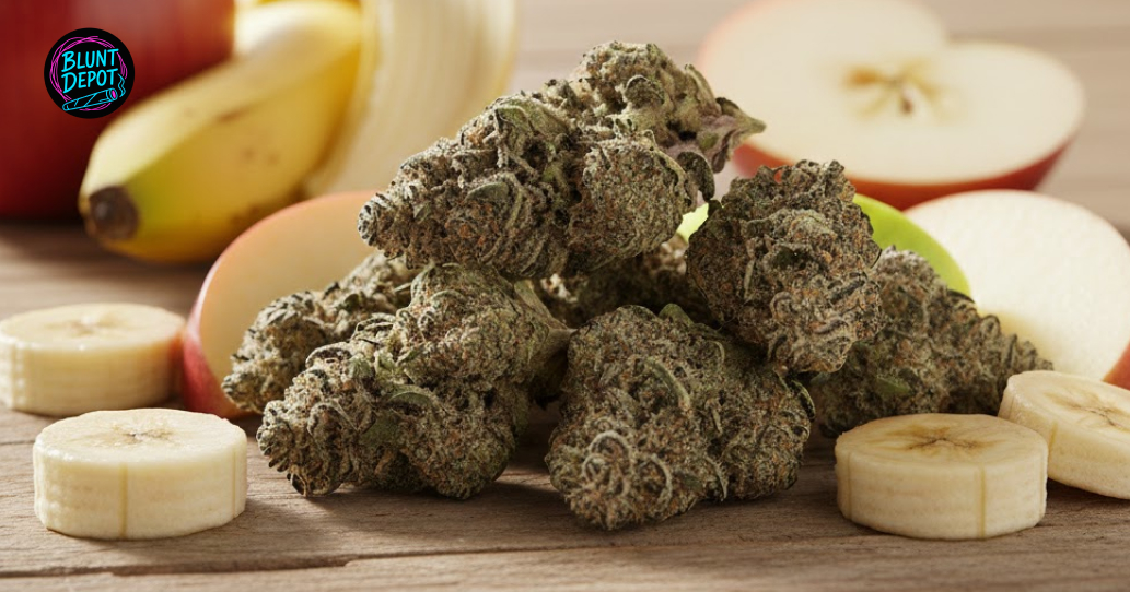Premium Apples and Bananas weed strain buds