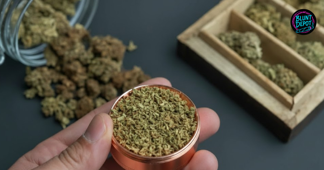 Blue Rhino 23 THCA products delivery concept