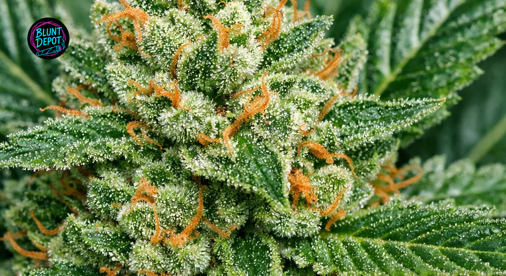 Cannabis leaves representing weed delivery in Muleshoe