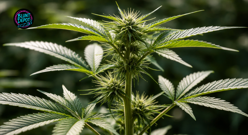 Cannabis leaves symbolizing THCA products in Lewisville Texas