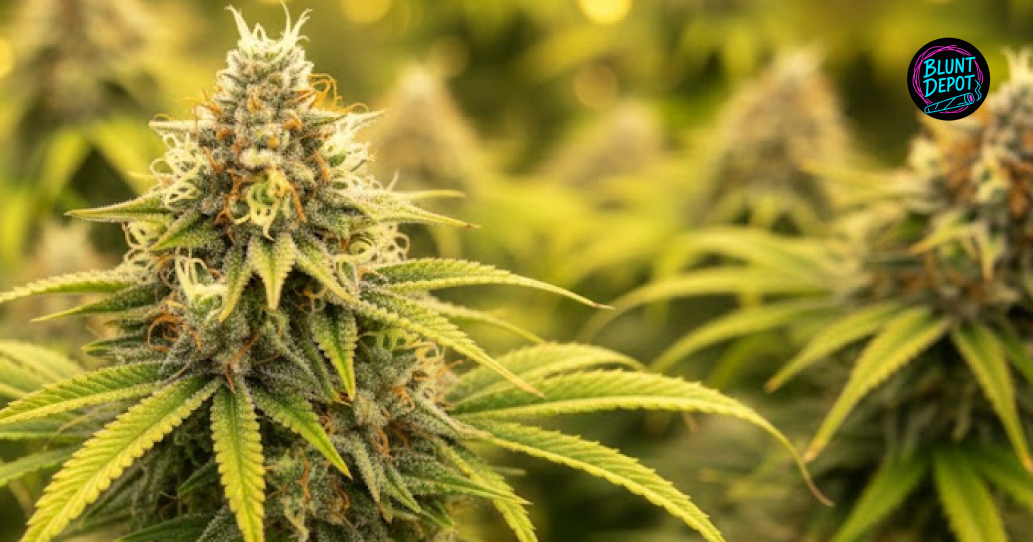 Weed delivery in Binghamton illustrated cannabis bud and products