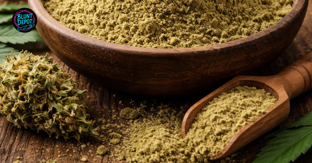 Glass jar with Girl Scout Cookies weed strain premium cannabis buds displayed in a cannabis lifestyle setting.