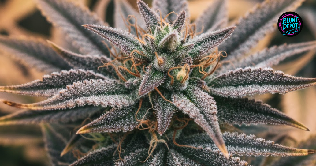 Styled presentation of Jealousy weed strain highlighting premium buds