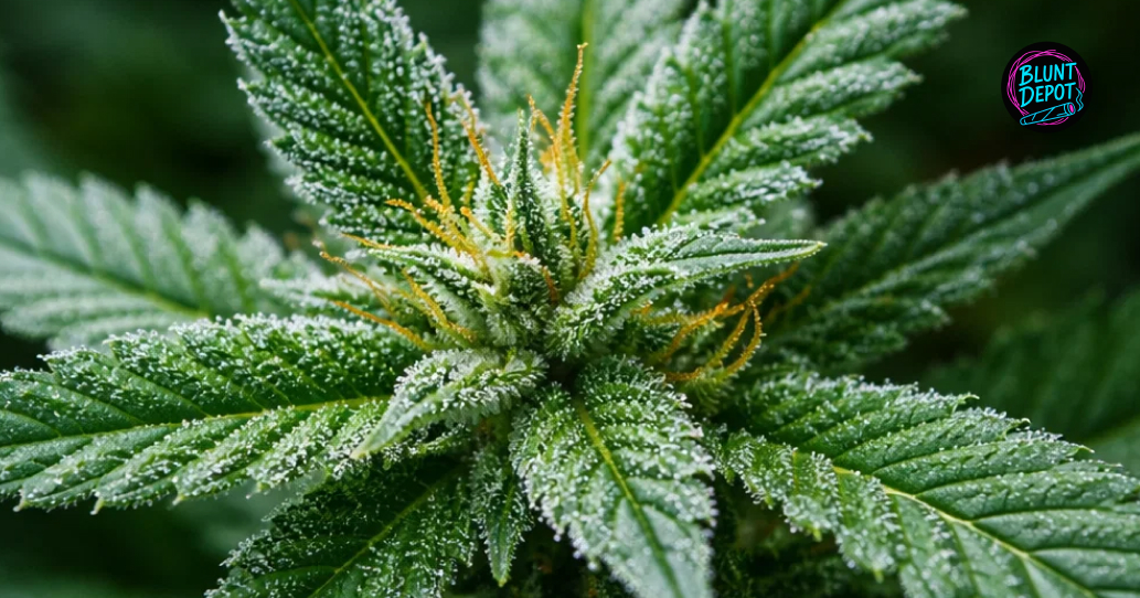 Lifestyle presentation of Wedding Crasher weed strain premium buds