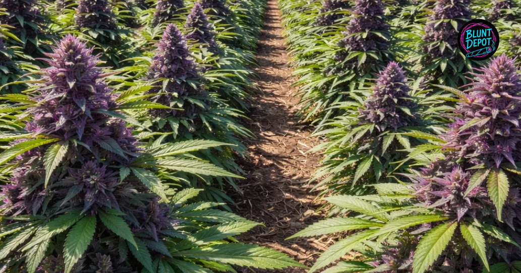 Pink Runtz weed strain premium cannabis buds displayed in a modern cannabis lifestyle setting.