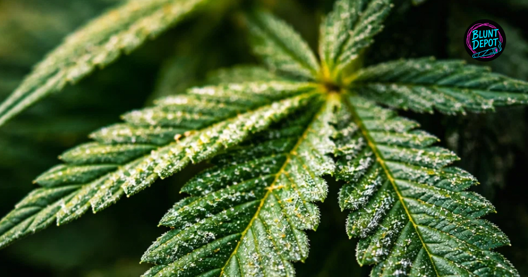 Weed delivery in Sherman premium cannabis buds displayed in a modern lifestyle setting.