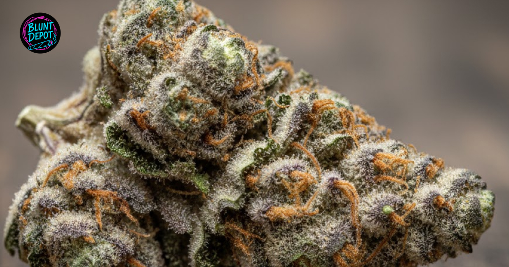 Gas Face weed strain macro texture