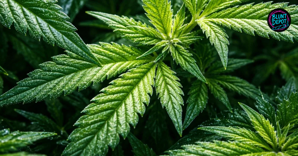 A large, frosty cannabis cola of the Limoncello strain growing on a healthy plant under indoor cultivation lighting.