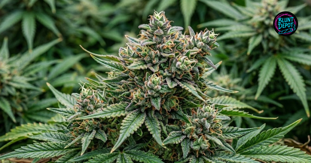 Lifestyle presentation of Apples and Bananas weed strain premium cannabis flower