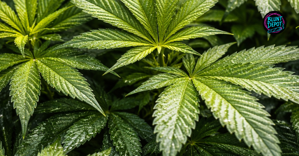 Lifestyle presentation of London Pound Cake weed strain buds