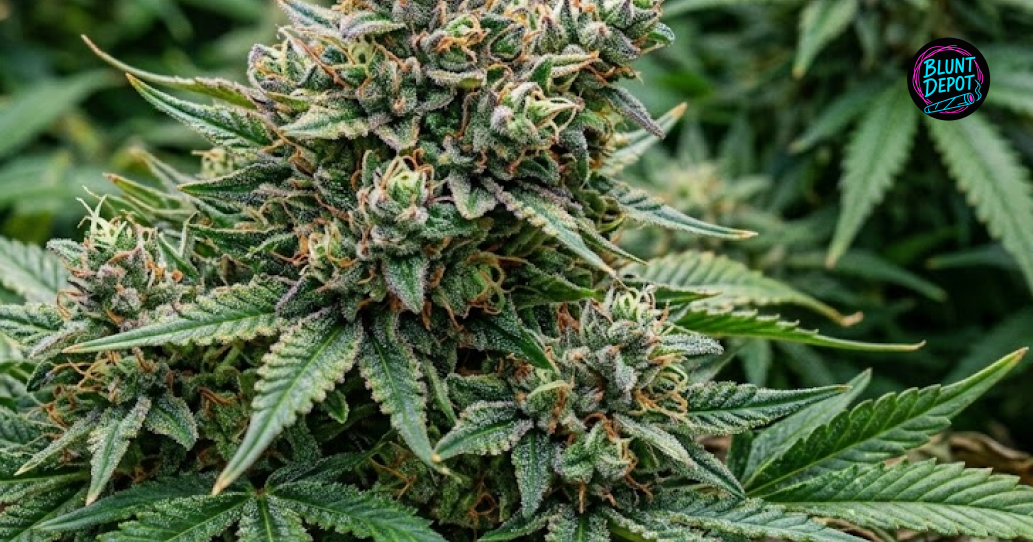 Lifestyle presentation of Strawberry Cough cannabis flower