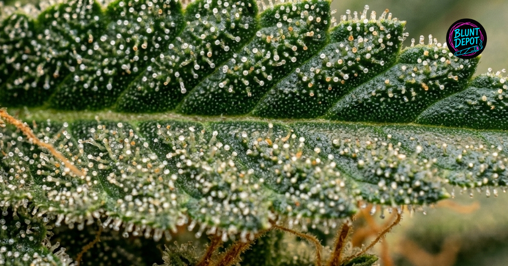 A wide-angle view of multiple Mob Boss weed strain plants flowering in a professional grow room.